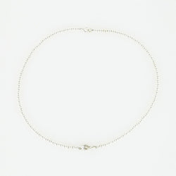 Sailormade women's nautical sterling silver mini brummel necklace made in new england.