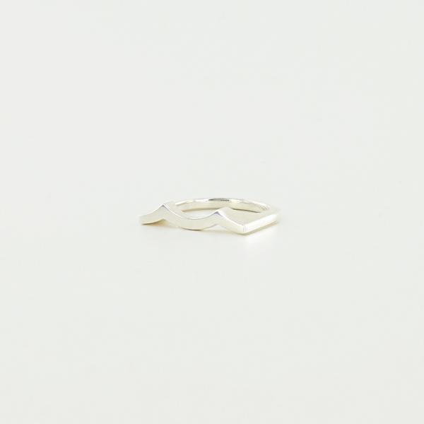 Tidal Wave Ring in Sterling Silver