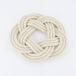 sailormade nautical rope trivet home good in cotton sash