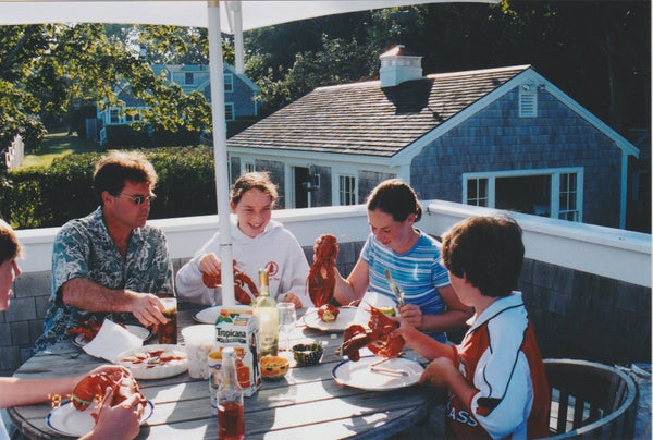 Lobster feast on cape cod