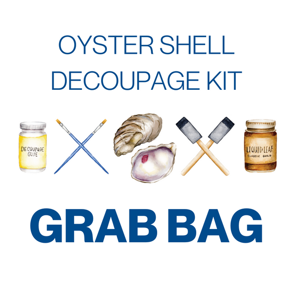 Oyster Shell Decoupage Ornament Kit Grab Bag!