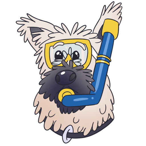Riptide Reggie Snorkle Sticker