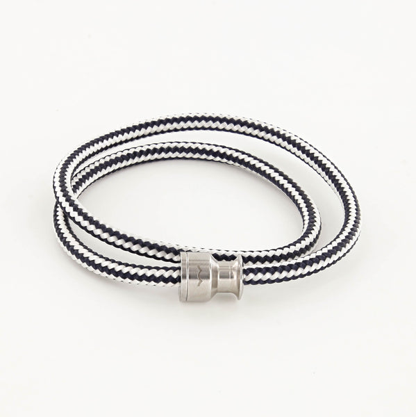 Voyager Double Wrap Rope Bracelet with Stainless Steel Winch