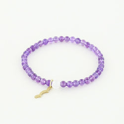 Rayminder UV Awareness Bracelet for sun safety and uv protection in amethyst purple