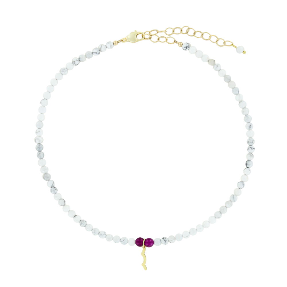Rayminder UV Awareness Necklace in Howlite – Sailormadeusa