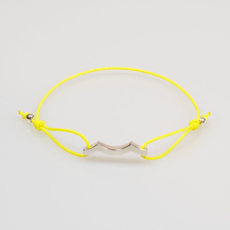 Tidal Wave Bracelet in Sterling Silver in yellow
