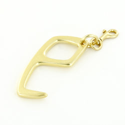 Antimicrobial Touchless Brass Keychain