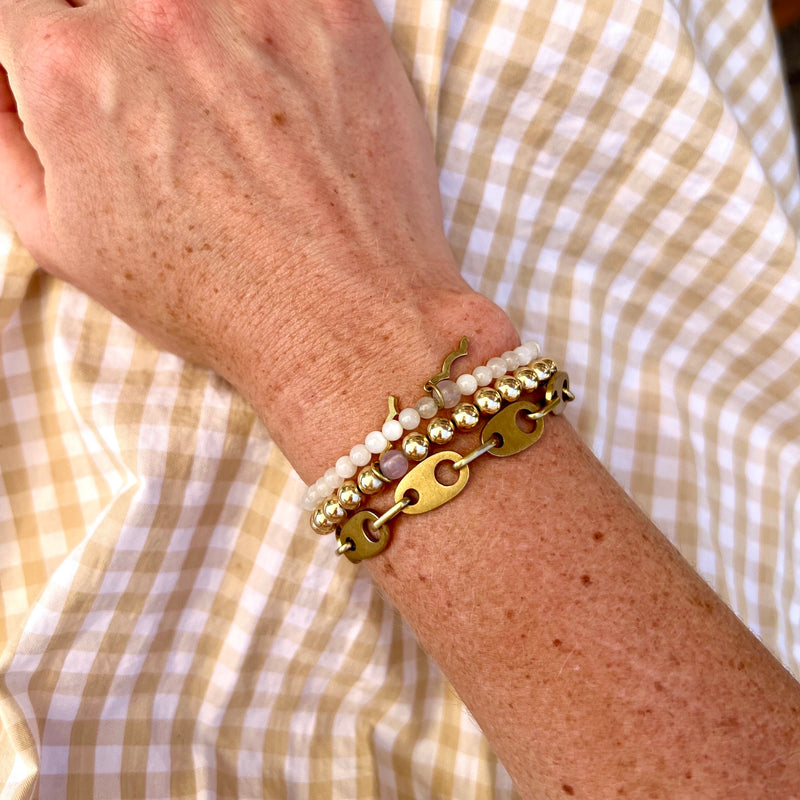 Rayminder UV Awareness Bracelet in 6mm 14k Yellow Gold