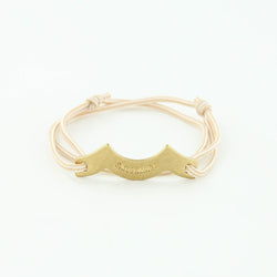 Wave Chaser Rope Bracelet in Brass